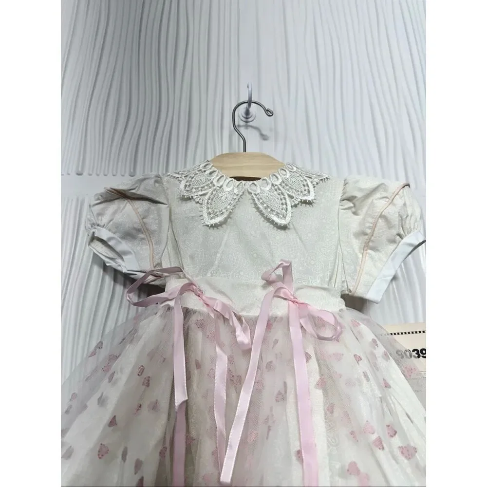 NWT Daisy Kingdom Vintage Girls Dress -2T- DEADSTOCK Collectors - made in USA